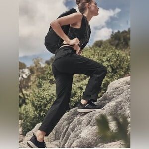Athleta Black Cropped Ankle Outdoor Utility Pants